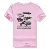 Classic American Muscle Cars Novelty TShirt Types of Difference Cars Graphic Tee Tops Funny Retro Style Vintage Outfits Gifts