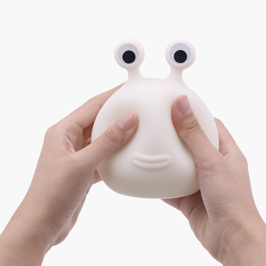 Slug Night Light Nursery Silicone Cute Animal Bedside Lamp for for Bedroom Dorm Room Decor