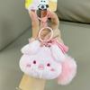 Rabbit Little Pig Big Head Animal Cartoon Plush Keychain Pendant Creative Gift