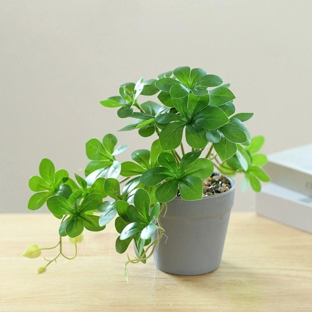 Fake Plant Fake Potted Plant Bonsai Decorative Potted Plant Artificial Bonsai Plant Garden Decor