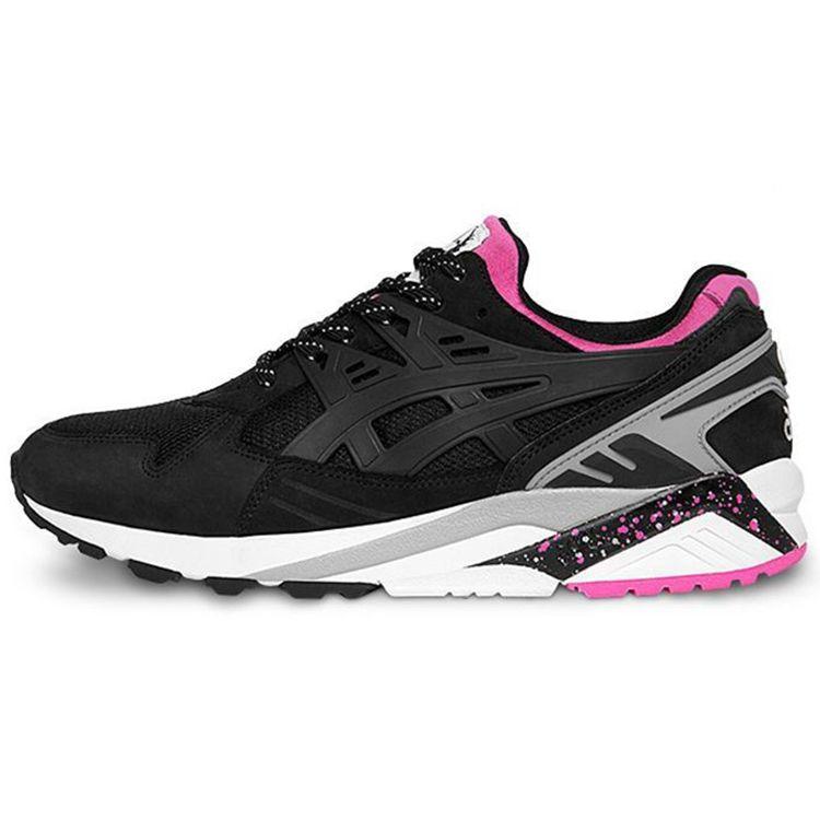 Asics Gel-Kayano Trainer Durable Low-Top Running Shoes Unisex Sneakers Black Pink H5COK-9099