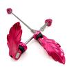 ONIPAX Bike Quick Release Skewer Set and for MTB and Road Bikes Leaf-Shaped (Front Rear) (Red)