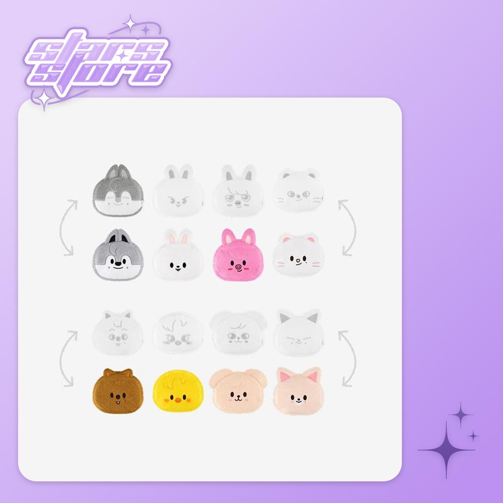 (PRE-ORDER) Stray Kids SKZOO REVERSIBLE FACE POUCH - celebrATE (Wolf Chan/Leebit/DWAEKKI/Jiniret/HAN QUOKKA/BbokAri/PuppyM/Foxl.Ny)