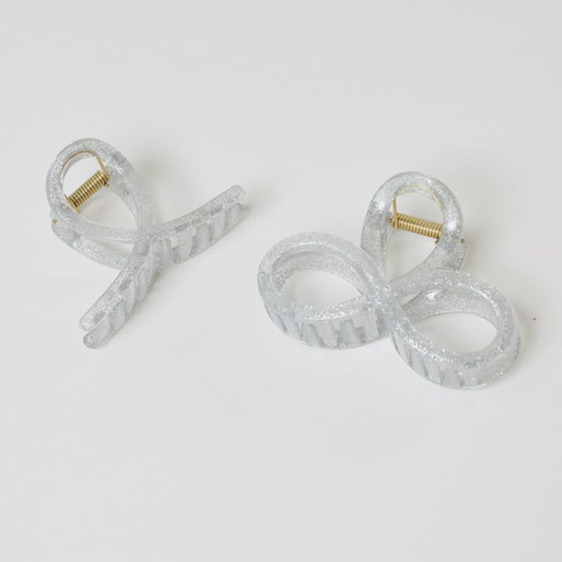 Les Bijoux Philosophy LB_White Shiny Hair Claw_2type