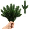 Christmas Artificial Plant, Christmas Tree Accessory Home Craft Wreath Festive Faux Greenery Decor