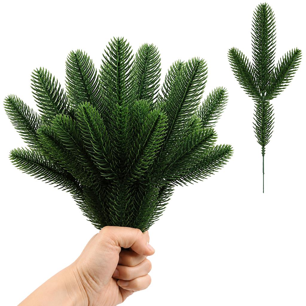 Christmas Artificial Plant, Christmas Tree Accessory Home Craft Wreath Festive Faux Greenery Decor