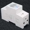 Single Phase DIN Rail Energy Meter, 35mm DIN Rail Mount 10(40)A 50Hz, with LED Display and Reset Function, for Single Phase Two Wire Active Energy Mea