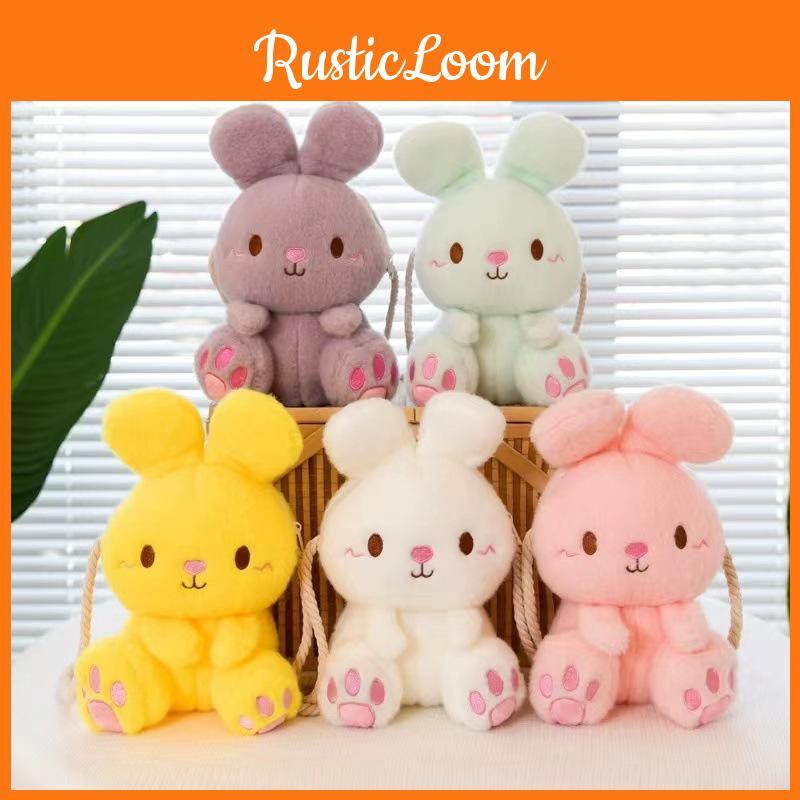 Roztomilá kreslená dětská plyšová taška králíček pro dívky na ven, cestování, taška panenka crossbody