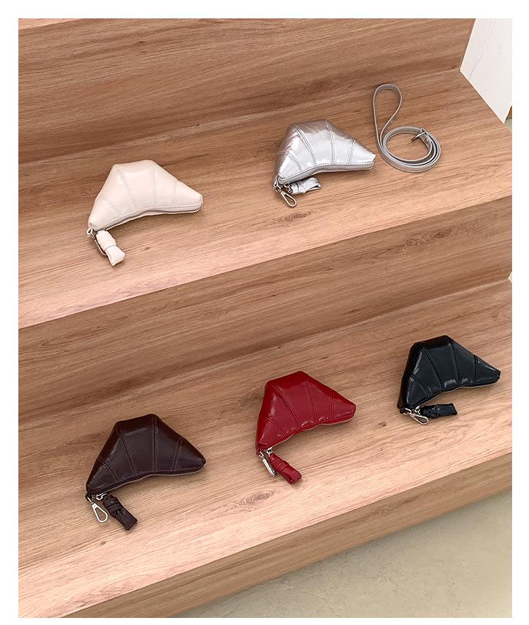 Women's Mini Croissant Crossbody Bag - Korean Summer Fashion Trend for Earphones & Lipstick