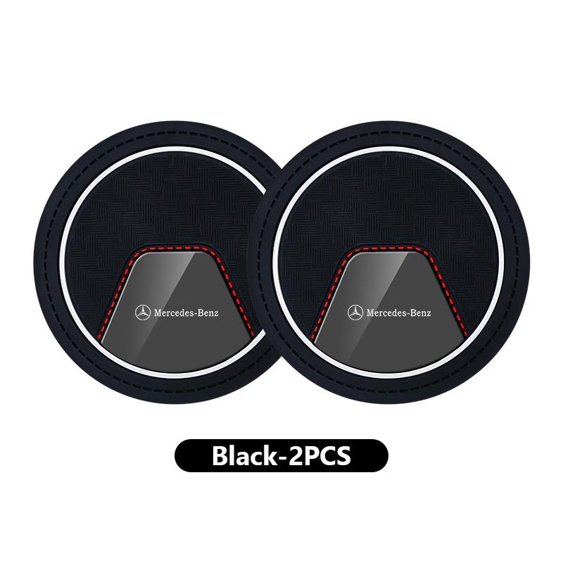 

For Benz Car Coaster Water Cup Drink Holder Anti-Slip Pad Accessories AMG VIANO GLB GLC W108 W124 W126 W169 W176 GLE GLK