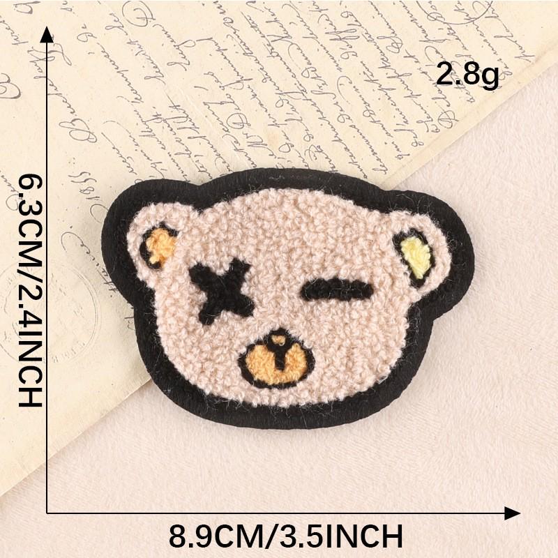Cartoon Tier Chenille Stickerei Aufnäher - Bekleidungsaccessoire & Handtuchapplikation