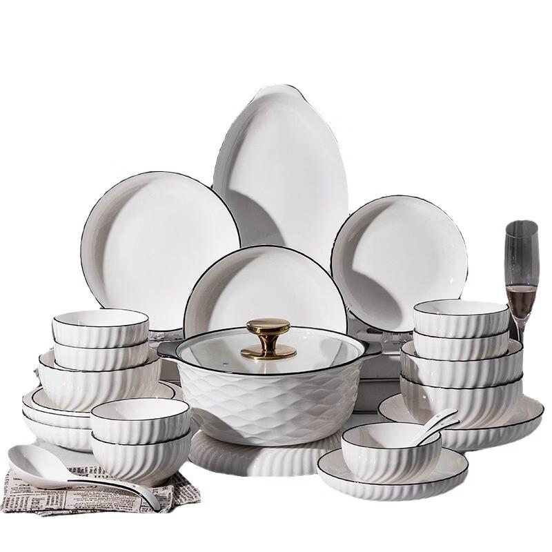 Ruhan Japanese Ceramic Rice Bowl Set