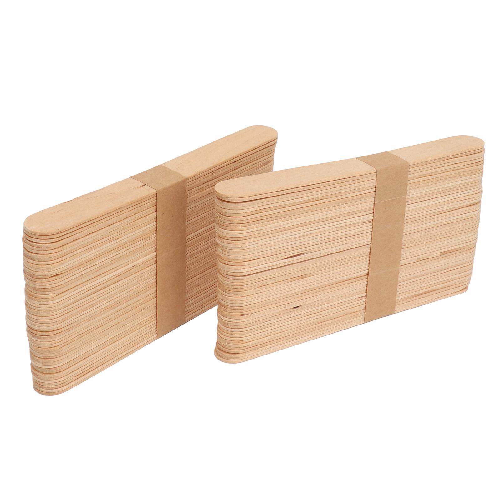 

300PCS Waxing Craft Stick Multifunctional Birch Wood Hair Removal Stick for Home