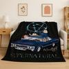 SPN Supernatural Dean Sam TV Flannel Blanket Soft Warm Throw Blanket for Bedroom Living Room Bed Travel Camping Picnic Kid