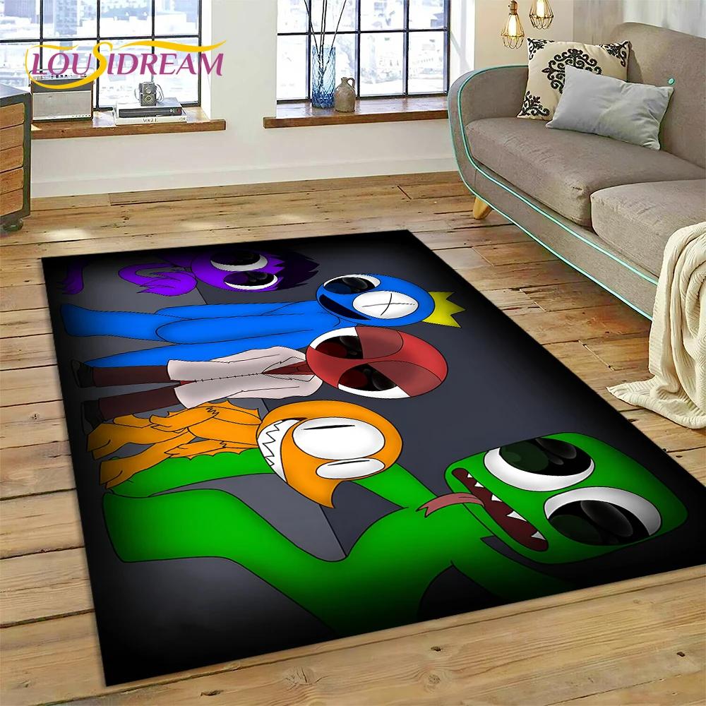 27 Style 3D R-Rainbows Friends Cartoon Carpet Rug for Home Living Room Bedroom Sofa Doormat Decor,kids play Non-slip Floor Mat