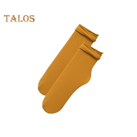 

1 пара жіночих шкарпеток із загнутими краями в японському стилі, суцільним кольором, високою еластичністю, проти ковзання, тонкими, м’якими, дихаючими, що вбирають піт, проти усадки, спортивні помаранчевий