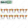 1-20PCS Halloween Funny Hair Bands Cos Pumpkin Headband Headwear Girl Prank Hair Clip Cute Elf Hair Clip Decoration
