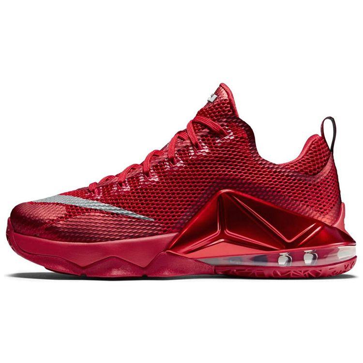 Nike LeBron 12 Low EP University Red Basketball Shoes Men Sneaker 724558-616