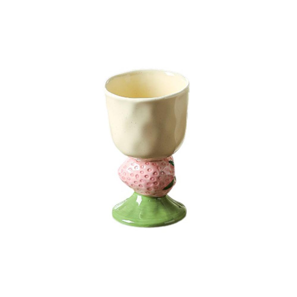 

Hand Painted Dessert Cup Exquisite Coffee Cup Specific Cup Ceramic Fruit Goblet Breakfast Style A