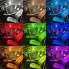 Koongloong LED Room Lamp, LED Dome Light, Room Lamp, RGB Indoor Light, Universal Car Lighting, Remote Control, Set of 2