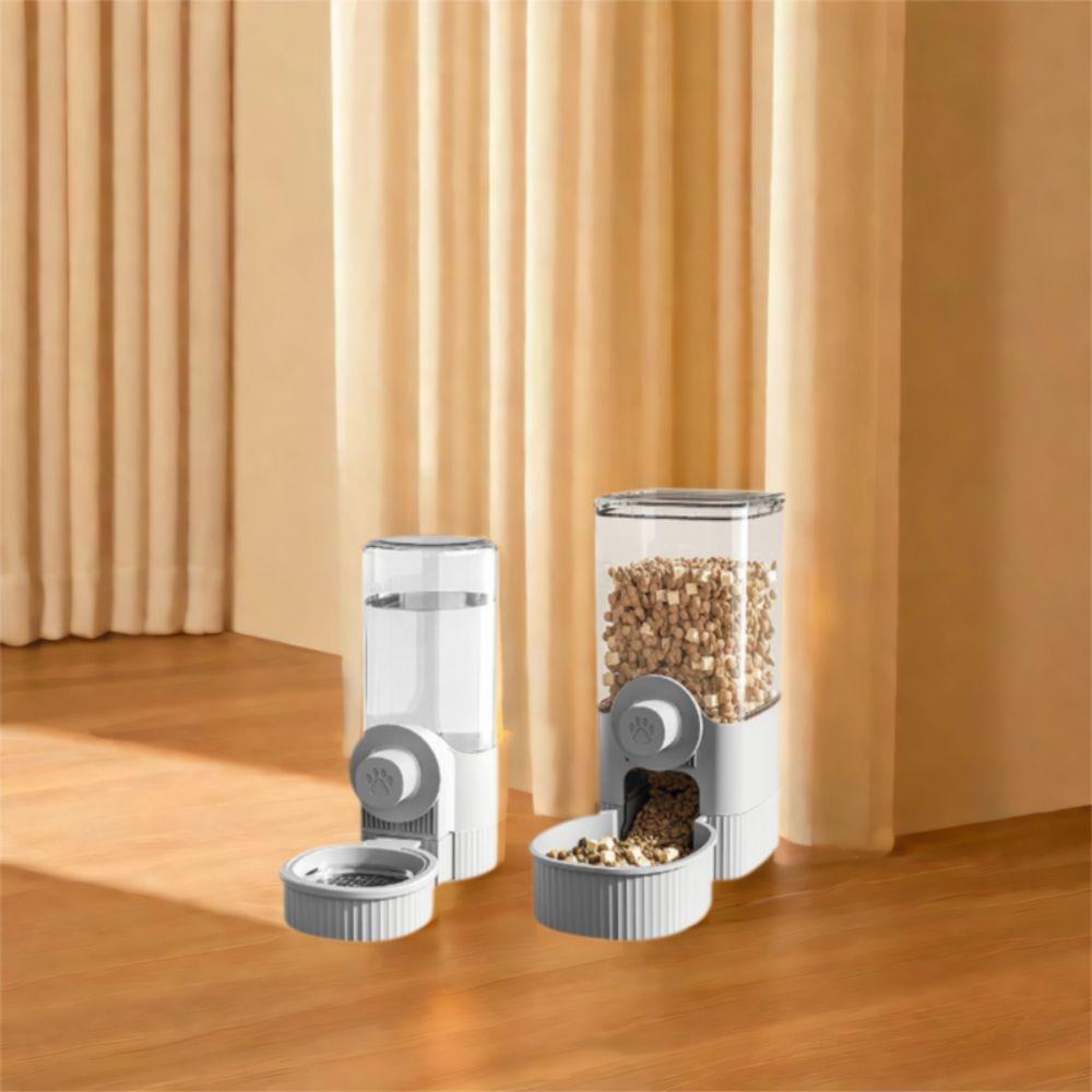 Transparent Cage Feeder Large Capacity Cat Water Bottle  for Pet Cage