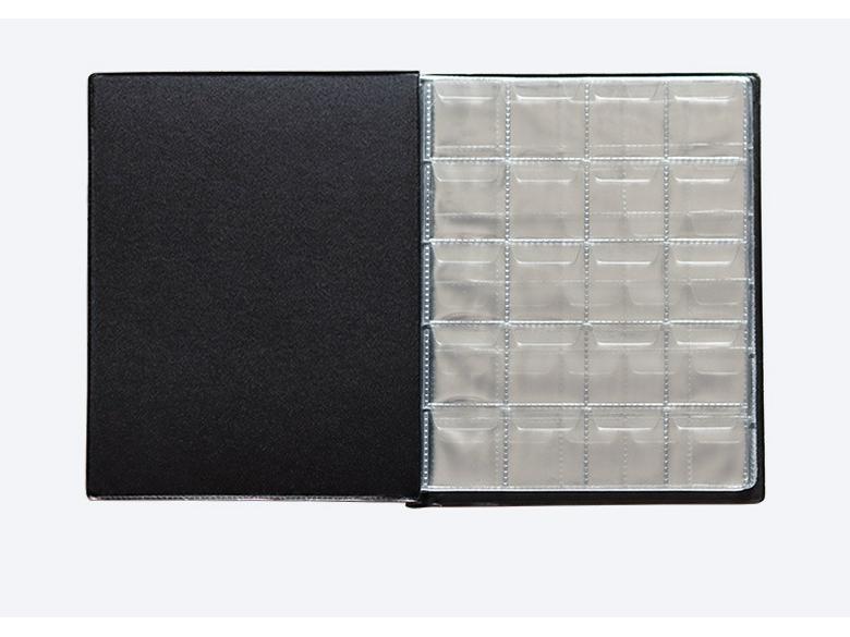 Gold Edition 250 Pockets Coin Collection Album: Slip-in Commemorative Coin Organizer