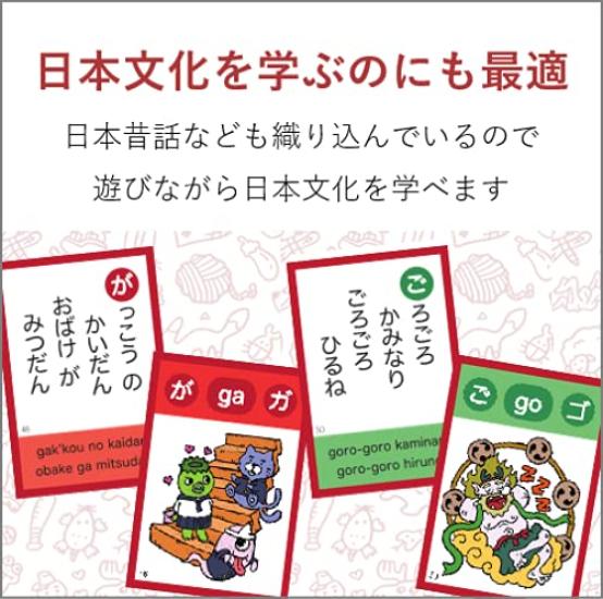 A La Karuta Japanese Language Education Karuta with Voiced Consonants and Onomatopoeia Karuta