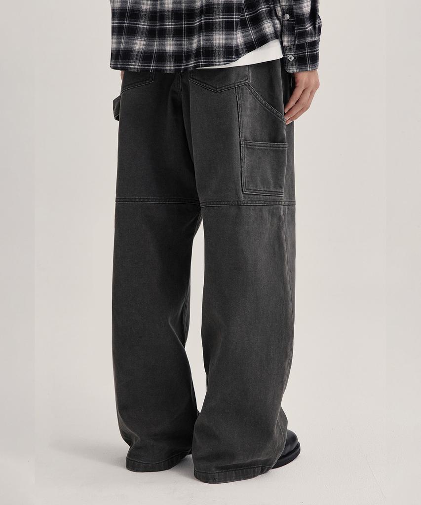 KIIMUIR Garment-Washed Carpenter Pants_Charcoal