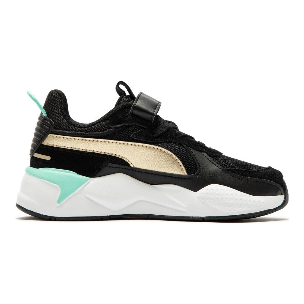Puma Rs-X Metallic Comfortable Classic Simple Versatile Daily American Retro Fashion Trend Campus Low-Top Kids Casual Shoes 391985-02