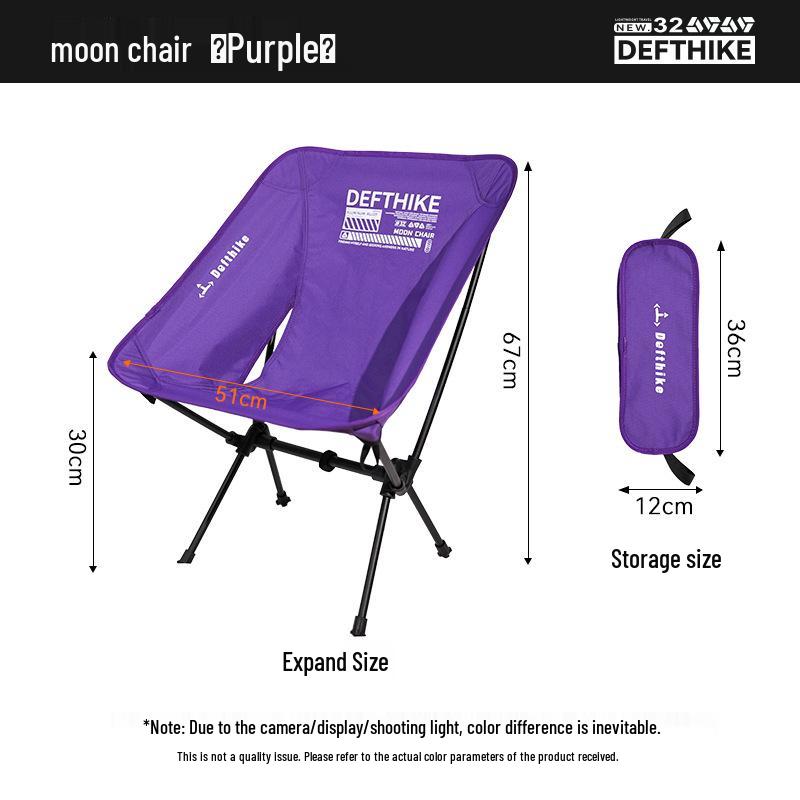 Camping Moon Lichtgewicht Draagbare Opvouwbare Aluminium Stoel voor Vissen & Strand