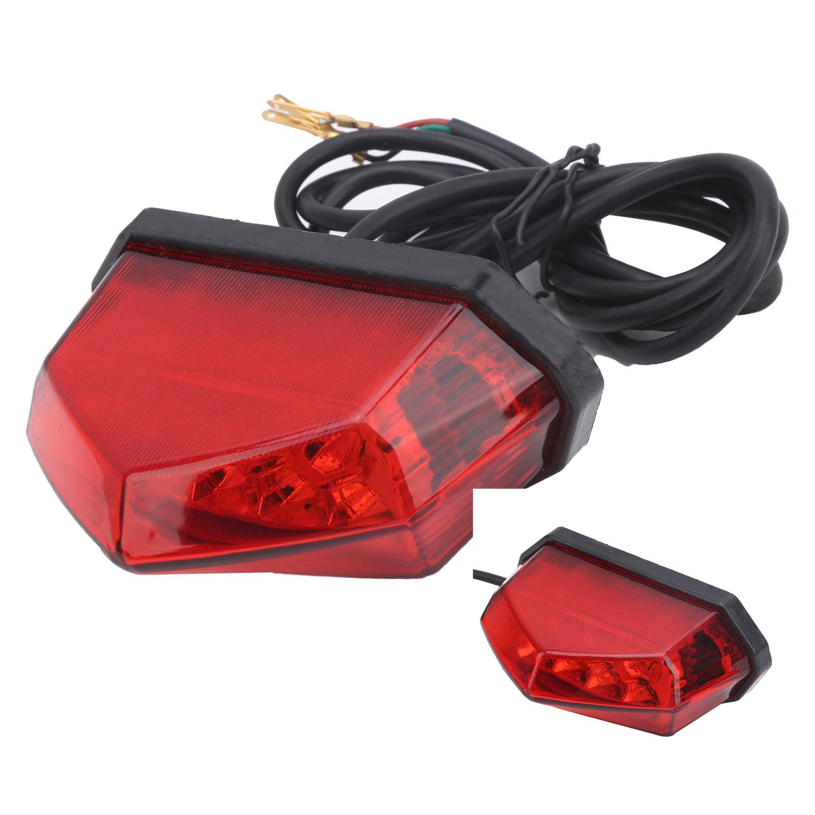 

LED Stop Tail Light Brake Lamp 12 15V Low Power Consumption Universal for Dirt Bike