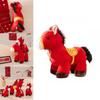 Traditional Horse Plush Toy With Pp Cotton Filling For Lunar New Year Gift And Celebration