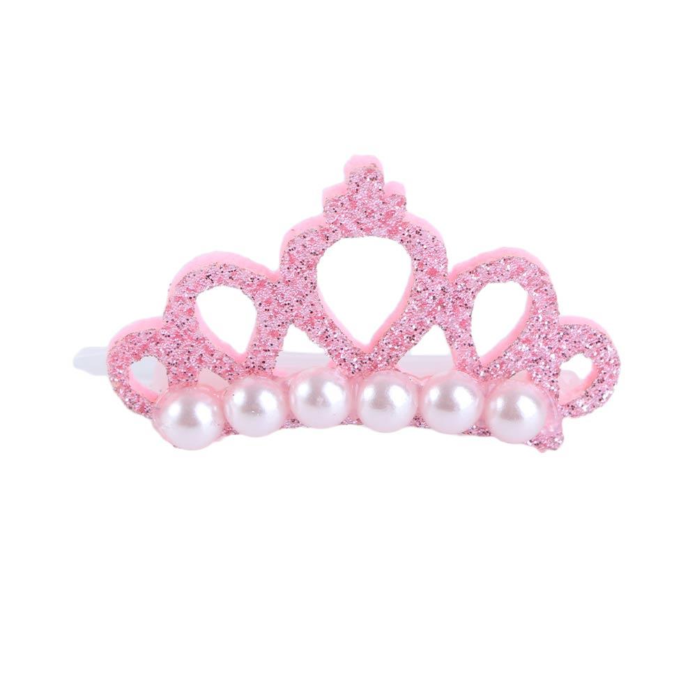 Small Dogs Faux Pearl Crown Shape Bows Hair Clips Bow Cute Head Decoration For Pets Hair Clips Grooming Cat Bow Pet Accessoires