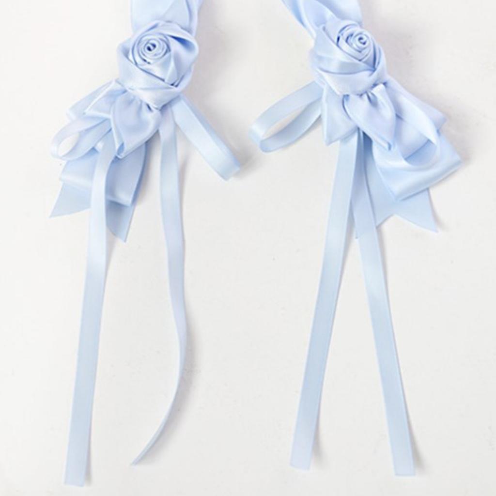 1pair Bowknot Shape Hairpins Hot Girls Rose Ribbon&Bowknot Hair Clip Makeup Hair Clip for Woman Ponytail Hair Clip