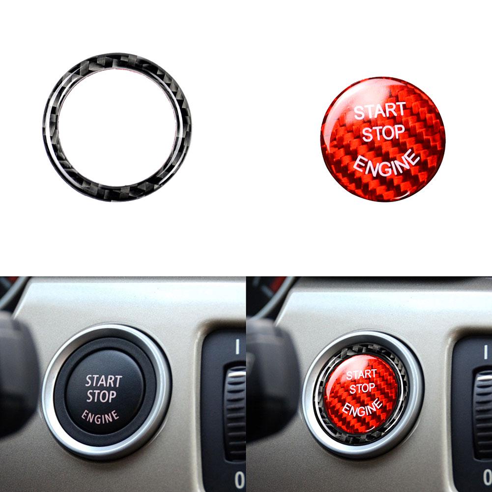 2 pegatinas autoadhesivas para interruptor de encendido y botón de arranque aptas para chasis BMW E E90 E60