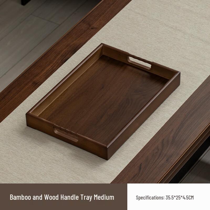 Chinese Style Wooden Serving Tray