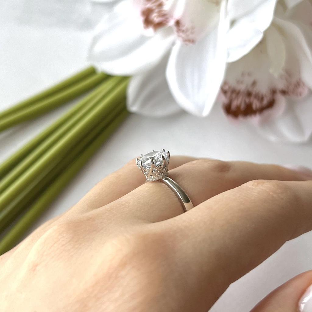 Silverring med cubic zirconia, produktvikt 3,74 g (2152132)