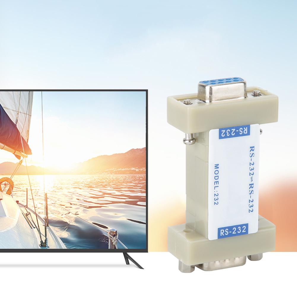 Asynchronous Full Duplex Transparent RS232 To 232 ABS Optoelectronic Isolator with DB9 Connector