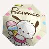 Pochacco Ideas Automatic Opening and Closing Cartoon Umbrella - Lightweight 3-Fold Design, Suitable for Fans, Travel, Daily Use - Official Product, In