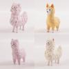 Cute Alpaca Wooden Carving Decor For Home Gift And Birthday Celebration