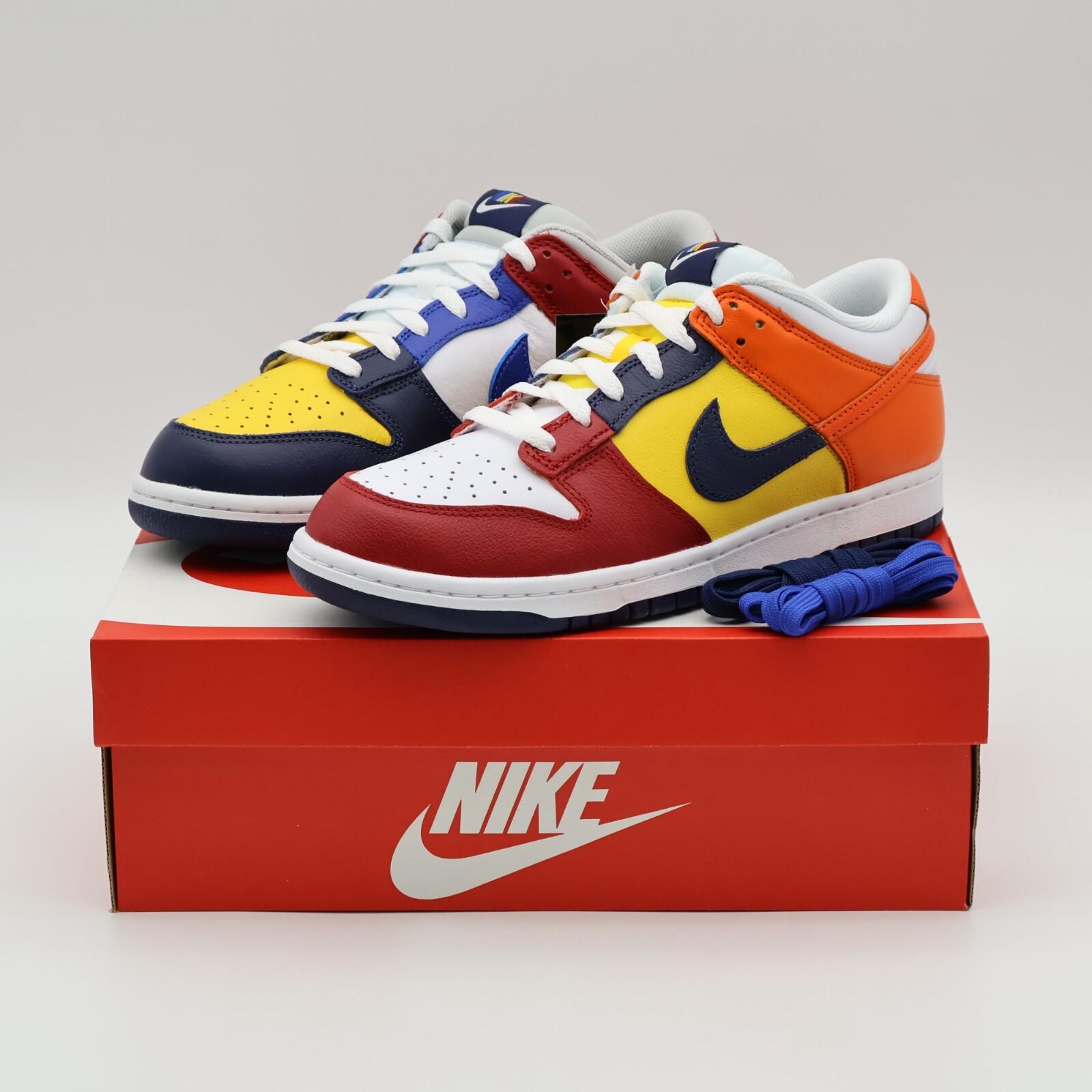 IB2051-400 Nike Dunk Low CO.JP What The Midnight Navy and Varsity Red (Men s) 9