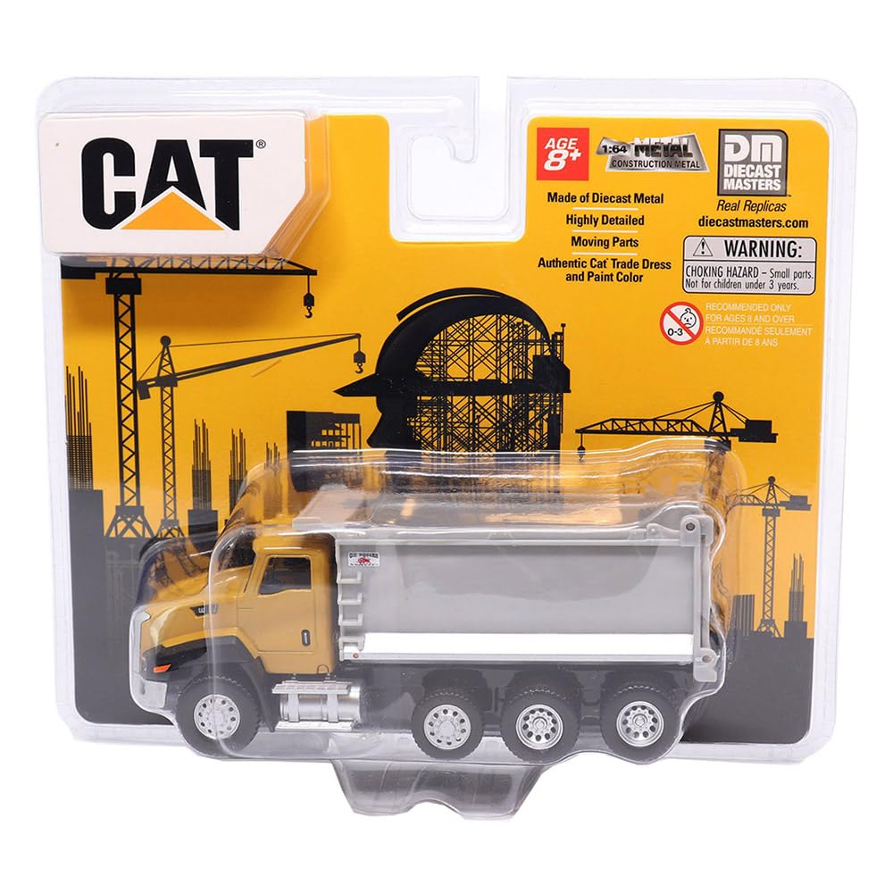 Diecast Master Caterpillar CAT CT660 Dump Truck with OX Dump Body 1/64