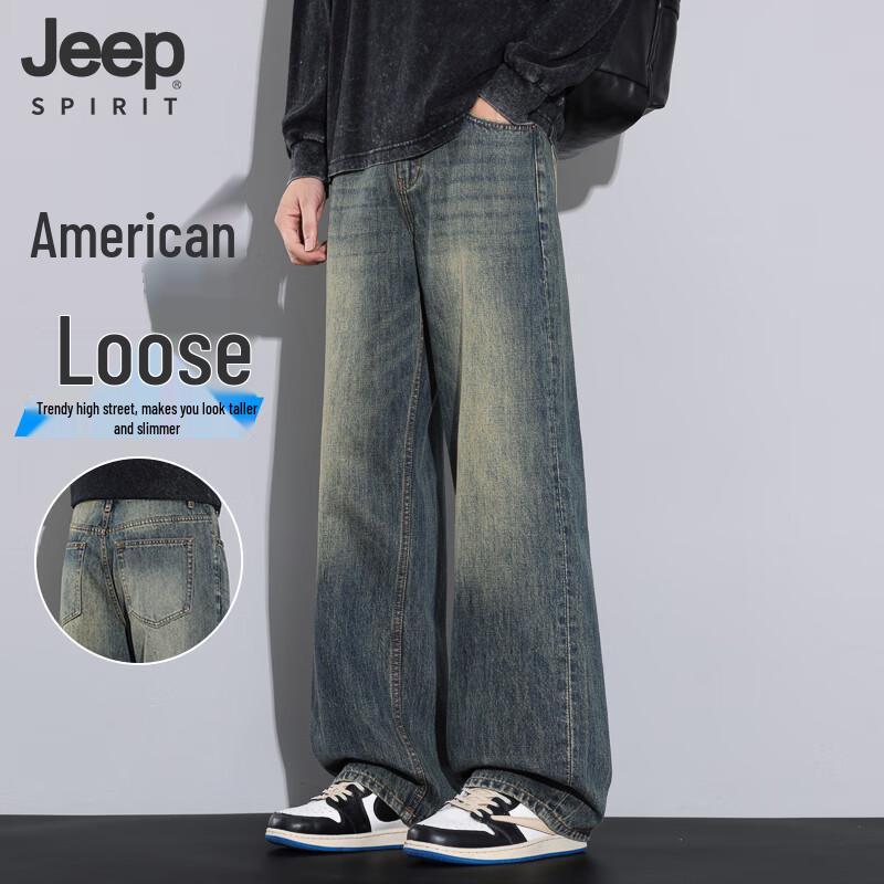 Джинсы мужские Jeep Spirit American High Street свободные прямые 34