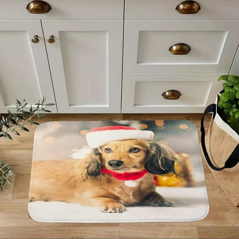 Mini Dachshund Dog Door Mat Decor Animal Pattern Print Rug Living Room Bedroom Entrance Doormat Kitchen Front Non-slip Carpet