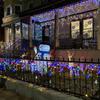96/162 LED Solar Wasserfall Lichterkette Vorhanglicht Außen Wasserdicht Hof Dekoration Licht Weihnachten Lichterkette Weihnachten