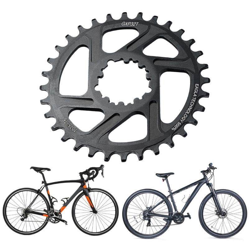Aluminum Alloy Mountain Bicycles Chainring Direct Mounted 3mm Offset 32T/34T/36T/38T Narrow Wide Chainwheel Chainring