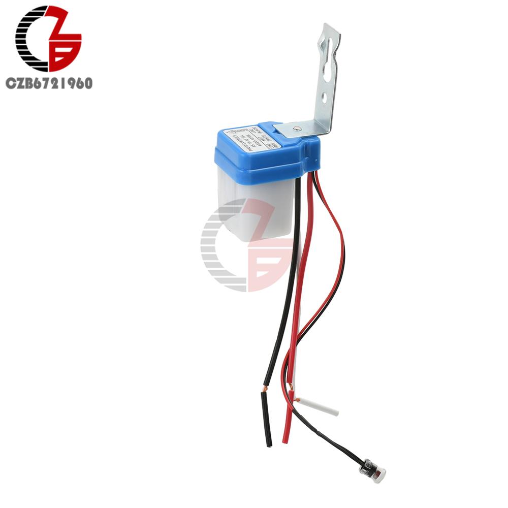 AS-10 10A Waterproof Automatic Street Light Controller DC 12V AC 220V Photocell Control Sensor Switch with External Probe