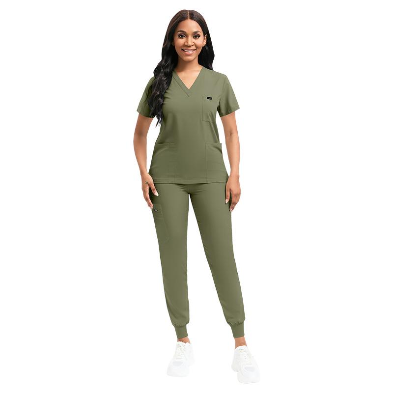 Unisex Multicolored Scrub Set for Nurses - Women's and Men's Medical Workwear