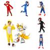 Blue Sonic Hedgehog Costume For Carnival Party Super Speed Kid's Cosplay Outfit