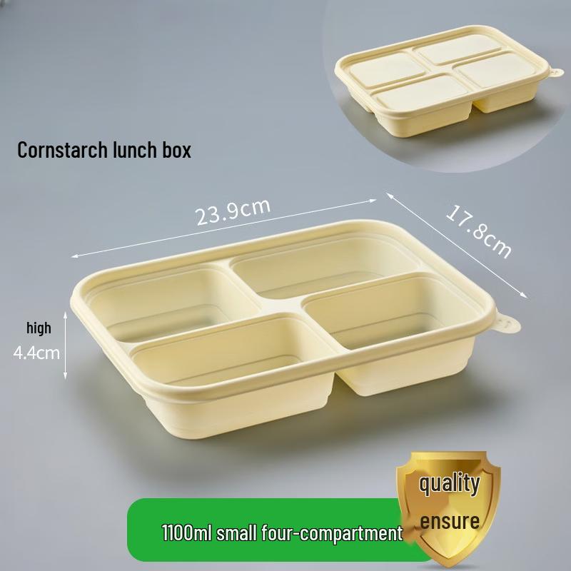 

Disposable 4-Compartment Meal Prep Container Set